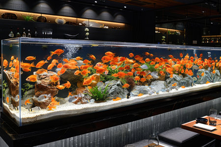 fish tank aquarium at home inspiration ideas professional photographyの素材