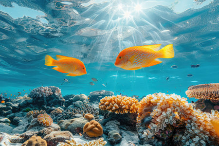 the most stunning underwater scene professional photographyの素材