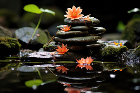 inner peace and happiness with meditation professional photographyの素材