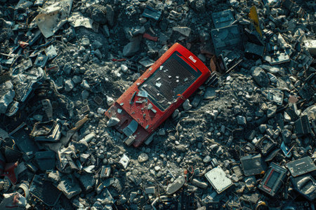 the place process recycling electronic component professional photographyの素材