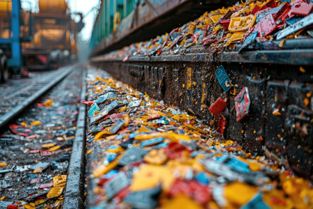 the place process recycling electronic component professional photographyの素材