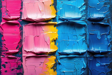 Abstract colorful oil paint background wallpaper design imagesの素材