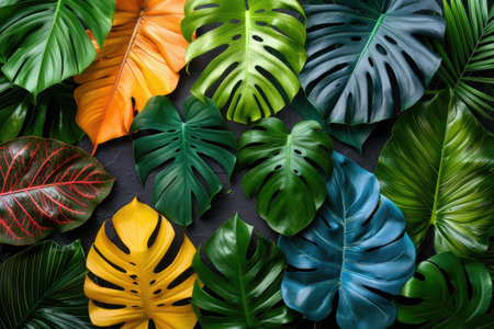 graphic design using tropical theme professional photographyの素材