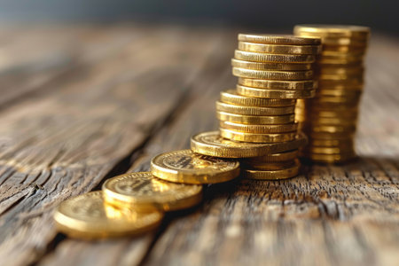 An increase in sales graphic professional photographyの素材