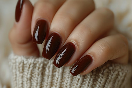 neutral nail art colors manicure professional photographyの素材