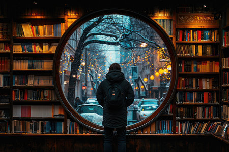 college student in library professional photographycollege student in library professional photographyの素材