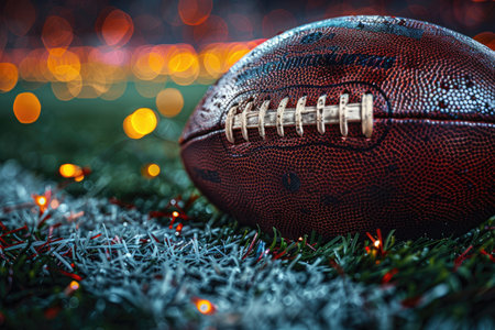 American football in the Games professional photographyの素材