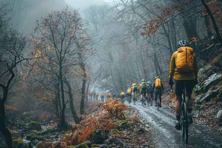road cyclist riding in competition professional photographyの素材