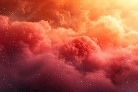 Abstract colorfull cloudy background wallpaper design imagesの素材