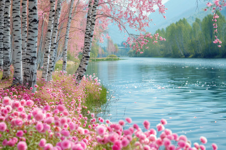 Beautiful Spring Green Grassland professional photographyの素材