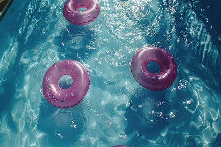 create a pool party with floaties in the pool, palm trees --chaos 50 --ar 3:2 --style raw --stylize 750 Job ID: 491223a7-efeb-4d92-8295-1c8a0e7b35c8の素材