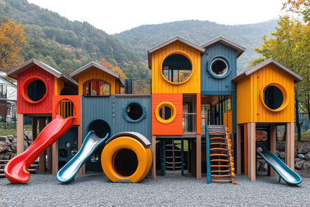 Nursery school building --chaos 35 --ar 3:2 --style raw --stylize 750 --v 6.1 Job ID: 8ea4a777-b2ff-4a62-892e-7db422f5c120の素材