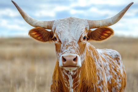 longhorn, Animal in the wild, --chaos 35 --ar 3:2 --style raw --stylize 750 --v 6.1 Job ID: 681ea27f-3565-4f34-8bdb-77e97977bfd5の素材