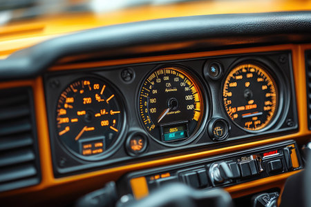 Interior shot of a car's instrument cluster. Avoid any design that closely resembles specific commercial vehicle brands. Ensure that no recognizable logos or trademarked designs are visible. --no brand --chaos 35 --ar 3:2 --raw --stylize 750 --v 6.1 Job ID: bbf403b0-9ea6-4c7a-a607-6b23f7cc46c8の素材
