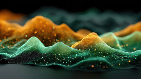 An abstract image featuring a blend of colors and textures, creating a visually engaging composition.の素材