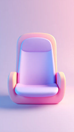A stylish, pastel-colored chair with a minimalist design, perfect for modern interiors and relaxation.の素材