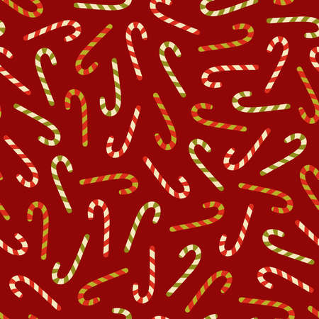 Candy cane seamless pattern.のイラスト素材