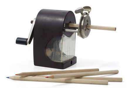 Retro pencil sharpenerの写真素材