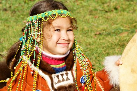 child shows emotions to joys, delightの写真素材
