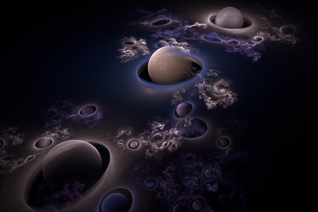 One of phases of development of a civilization in the next galaxyの写真素材