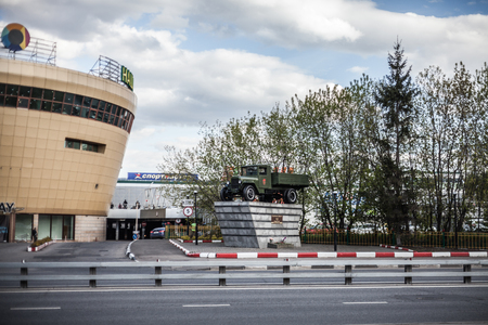 Monument to drivers World War II. Moscow. Russia. May 13, 2017のeditorial素材