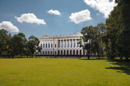 View to State Russian Museum. The famous museum of fine art.のeditorial素材