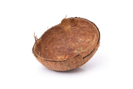Coconut isolated on white background. Clipping path included.