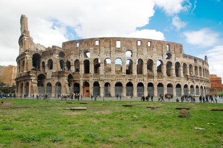 The Colosseum or Coliseum, also known as the Flavian Amphitheatre, Rome Italyのeditorial素材