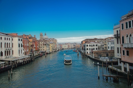 Beautiful grand canal of veniceのeditorial素材