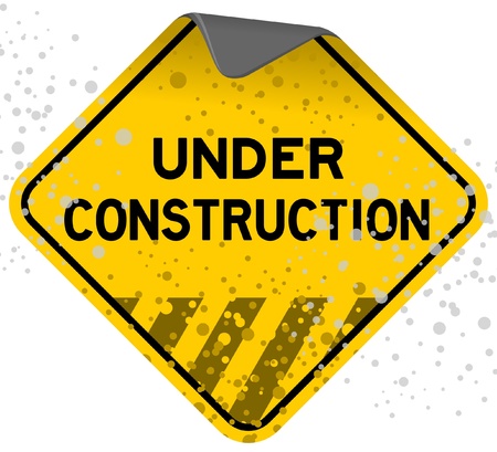 Under Construction Grunge Signのイラスト素材