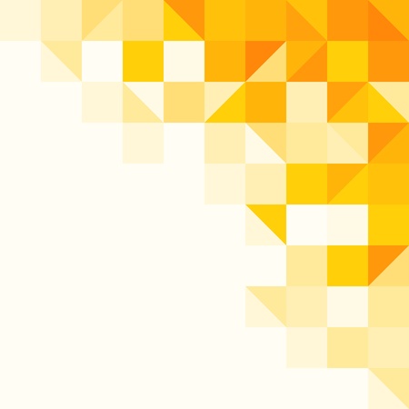 Yellow Abstract Patternのイラスト素材