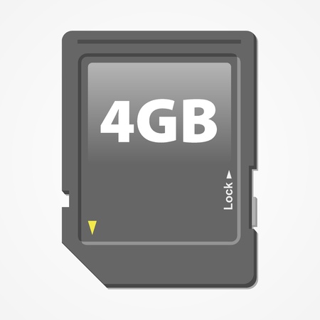 Memory Card Vectorのイラスト素材