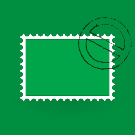 Saint Patrick Postage Stampのイラスト素材