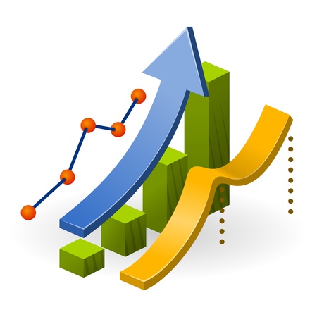 Business Performance Chartのイラスト素材