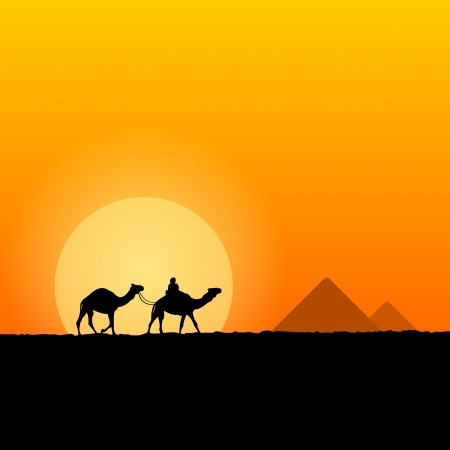Hot African Sceneryのイラスト素材