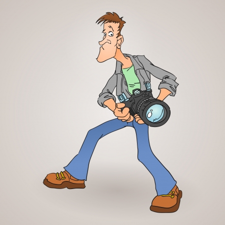 Paparazzi Photographerのイラスト素材