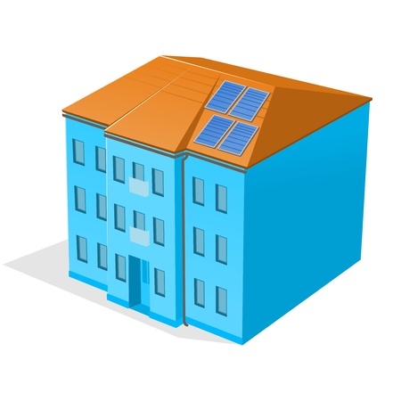 Apartment Buildingのイラスト素材