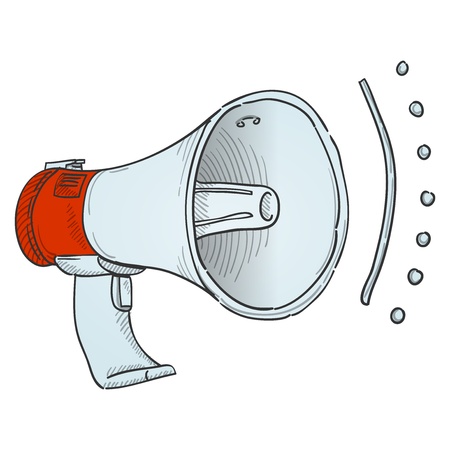 Megaphoneのイラスト素材