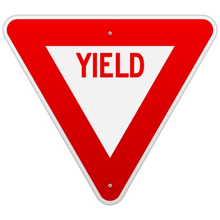 USA Yield Signのイラスト素材