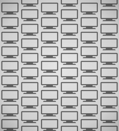 Flat Screen Patternのイラスト素材