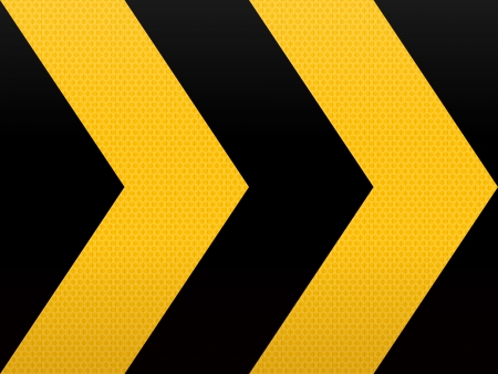 Seamless Yellow Black Arrowのイラスト素材