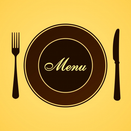 Menu for Lunch and Dinnerのイラスト素材