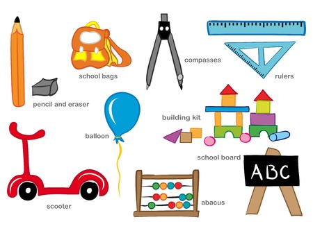 Kindergarten Toysのイラスト素材