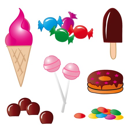 Sweet Foodのイラスト素材