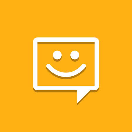 Happy Chat Iconのイラスト素材