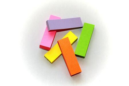 Colored papersの写真素材