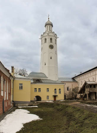 Chasozvonya Novgorod Kremlin. Buildings and monuments in the territory of the Novgorod Kremlin.