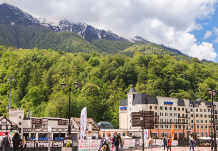 Hotel Park Inn. Spring trip to Sochi and its surroundings.のeditorial素材