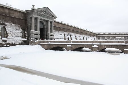 Architecture Petro Paul Fortress. A visit to the fortress in the framework of the cultural forum in St. Petersburg.のeditorial素材