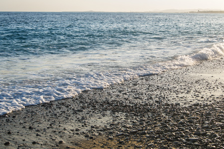 A small ripple on the sea.の写真素材